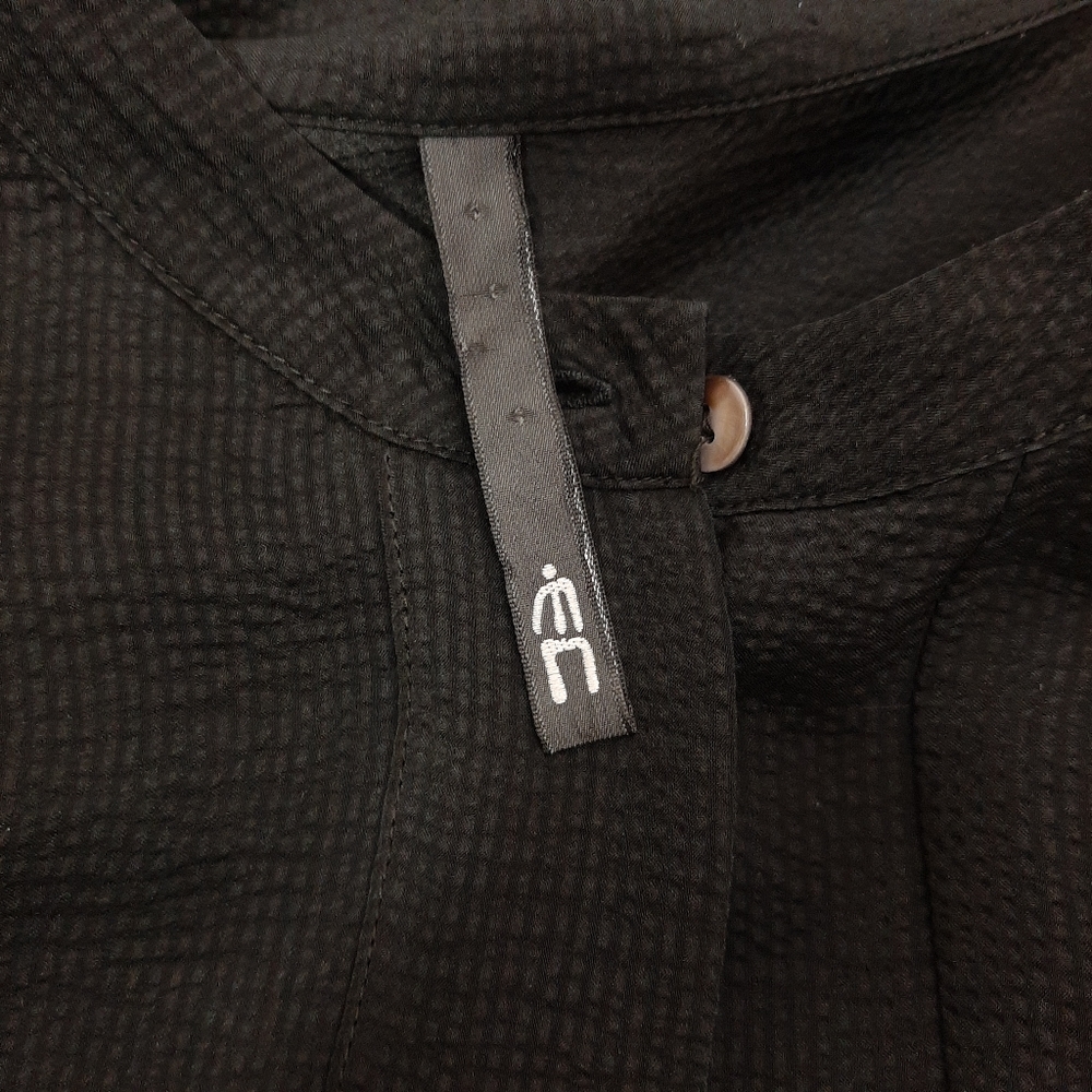 Elemente Clemente Black 100% Silk Shirt. Size 1 UK Size 8. - Picture 10 of 11